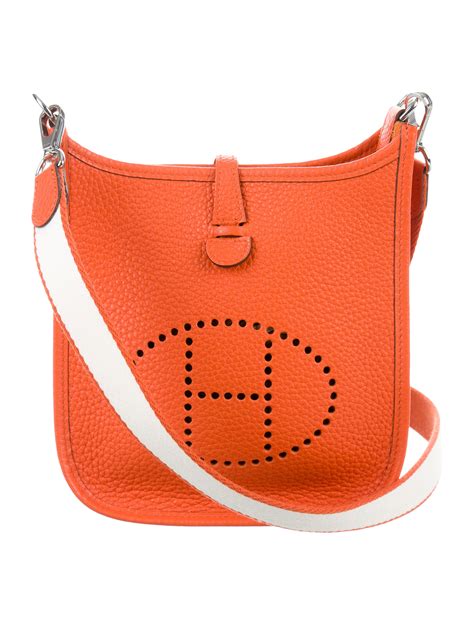 hermes crossbody bag orange|Hermes crossbody bag evelyn.